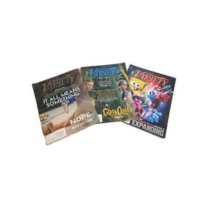 Variety Magazine Bundle Of Three Magazines 2022